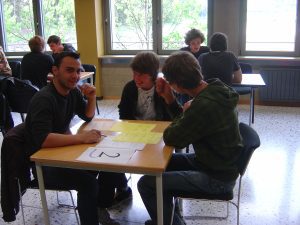 Begegnung mit italienischen Schülern